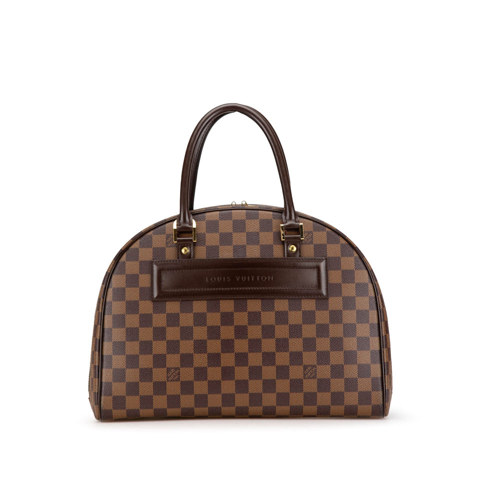 Brown Louis Vuitton Damier Ebene Nolita Travel Bag