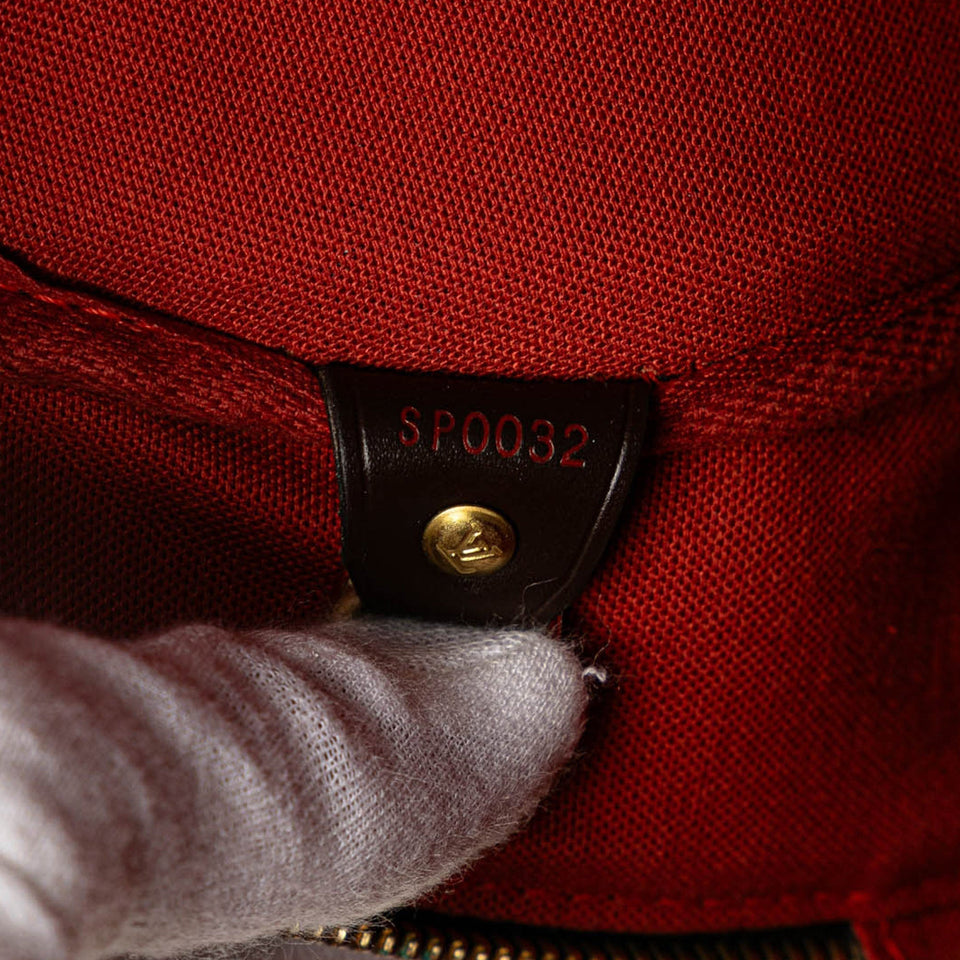 Brown Louis Vuitton Damier Ebene Nolita Travel Bag