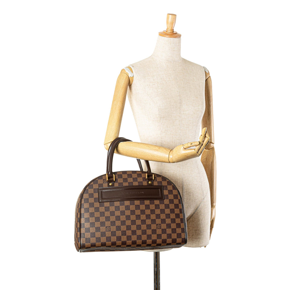 Brown Louis Vuitton Damier Ebene Nolita Travel Bag