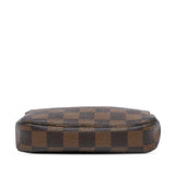 Brown Louis Vuitton Damier Ebene Mini Pochette Accessoires Handbag