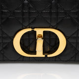 Dior Cannage Calfskin Caro Large Shoulder Bag (SHF-NckJ9e)