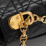 Dior Cannage Calfskin Caro Large Shoulder Bag (SHF-NckJ9e)