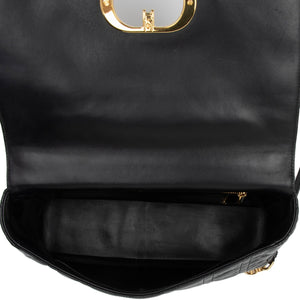 Dior Cannage Calfskin Caro Large Shoulder Bag (SHF-NckJ9e)