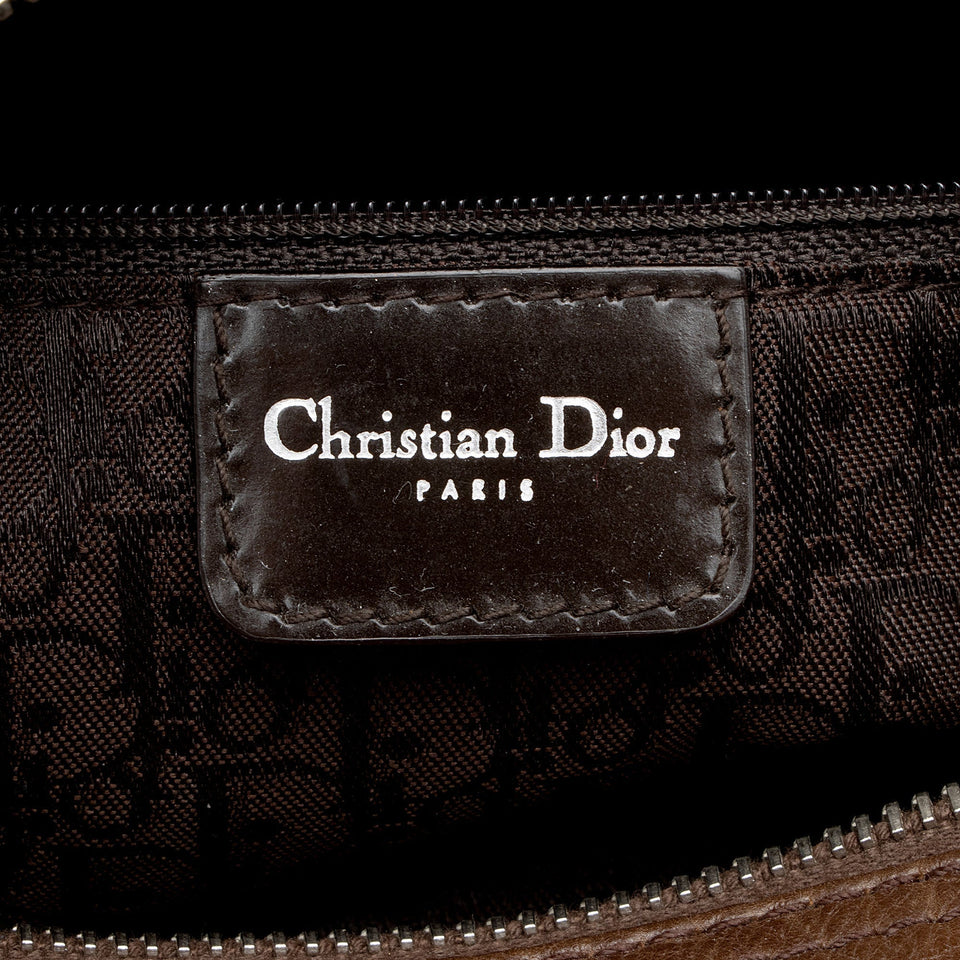 Dior Calfskin Flight E/W Large Shoulder Bag (SHF-1WkgT6)