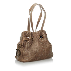 Dior Cannage Drawstring Bucket Bag (SHG-29477)