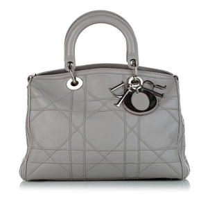 Dior Cannage Granville Leather Satchel (SHG-24327)