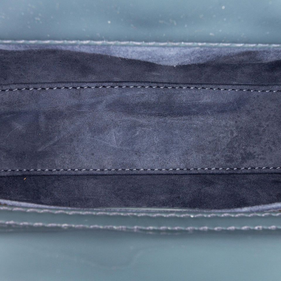 Dior Cannage Lady Dior Patent Leather Satchel (SHG-30911)