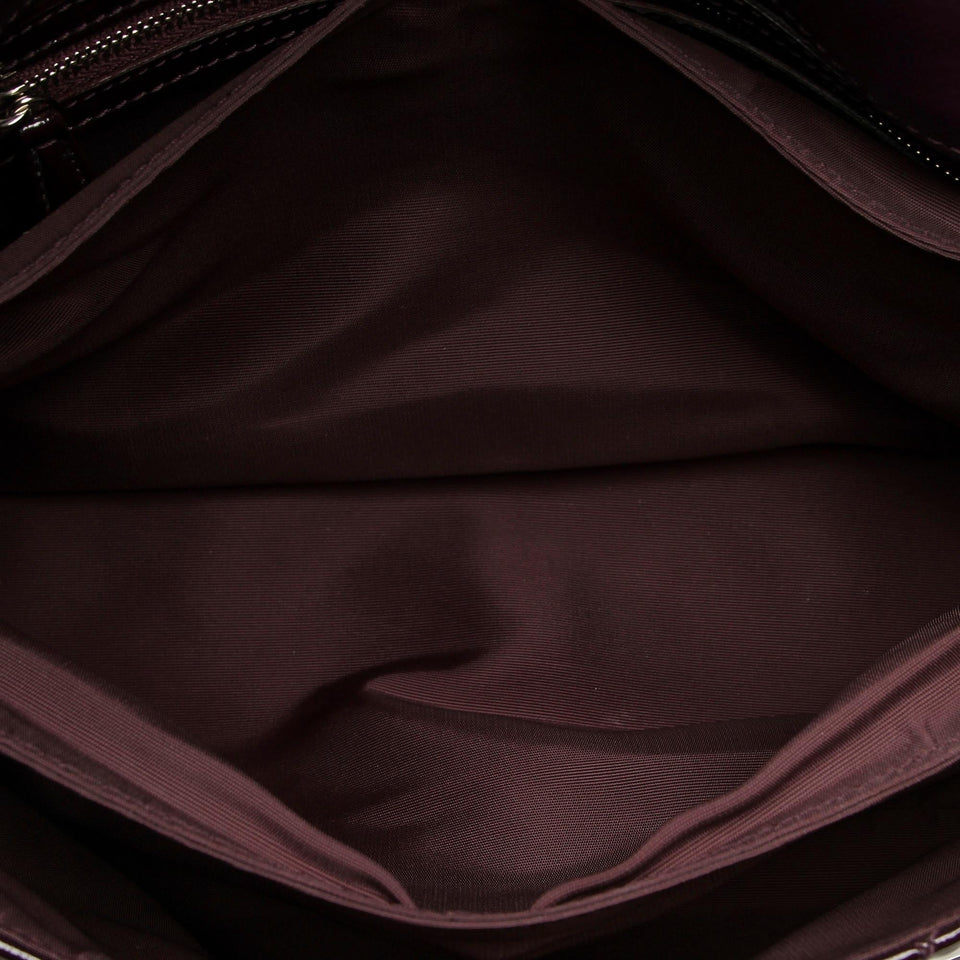 Dior Cannage Miss Dior Patent Leather Flap Bag (SHG-12889)