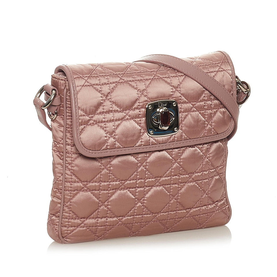 Dior Cannage Nylon Crossbody Bag (SHG-27521)