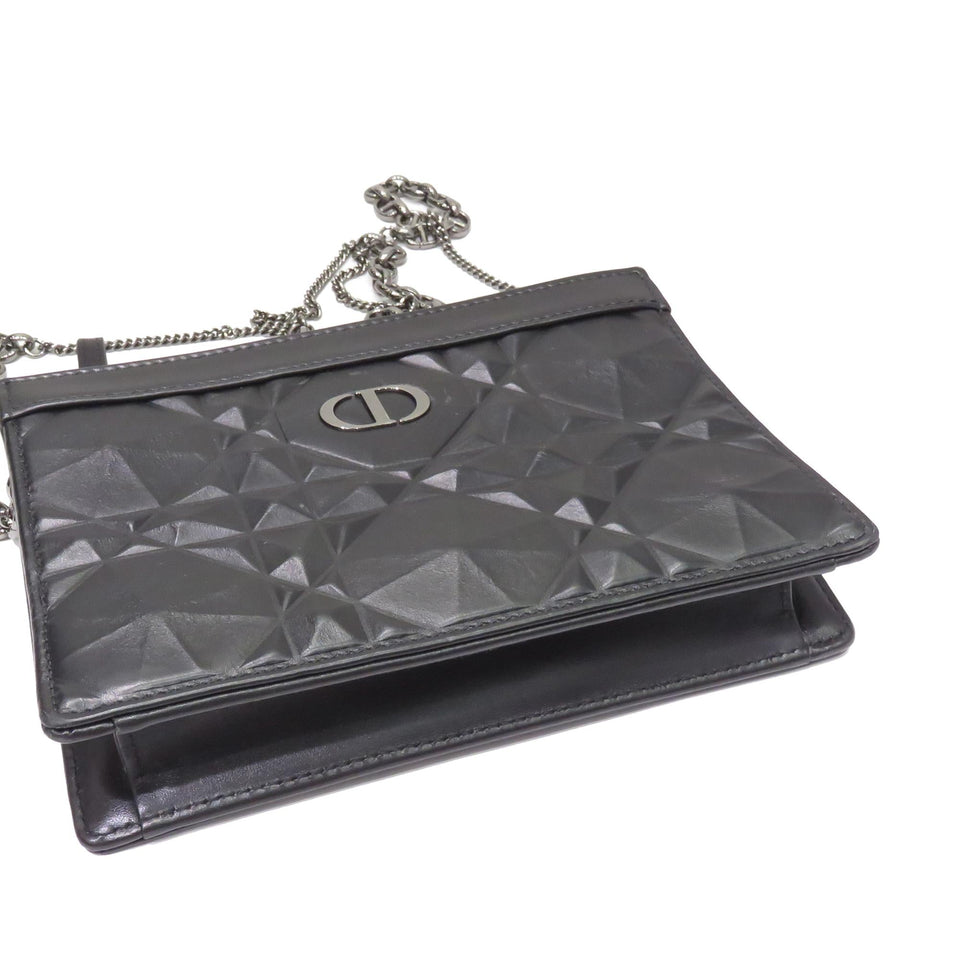 Dior Caro Zipped Pouch with Chain (SHG-vNjlJu)