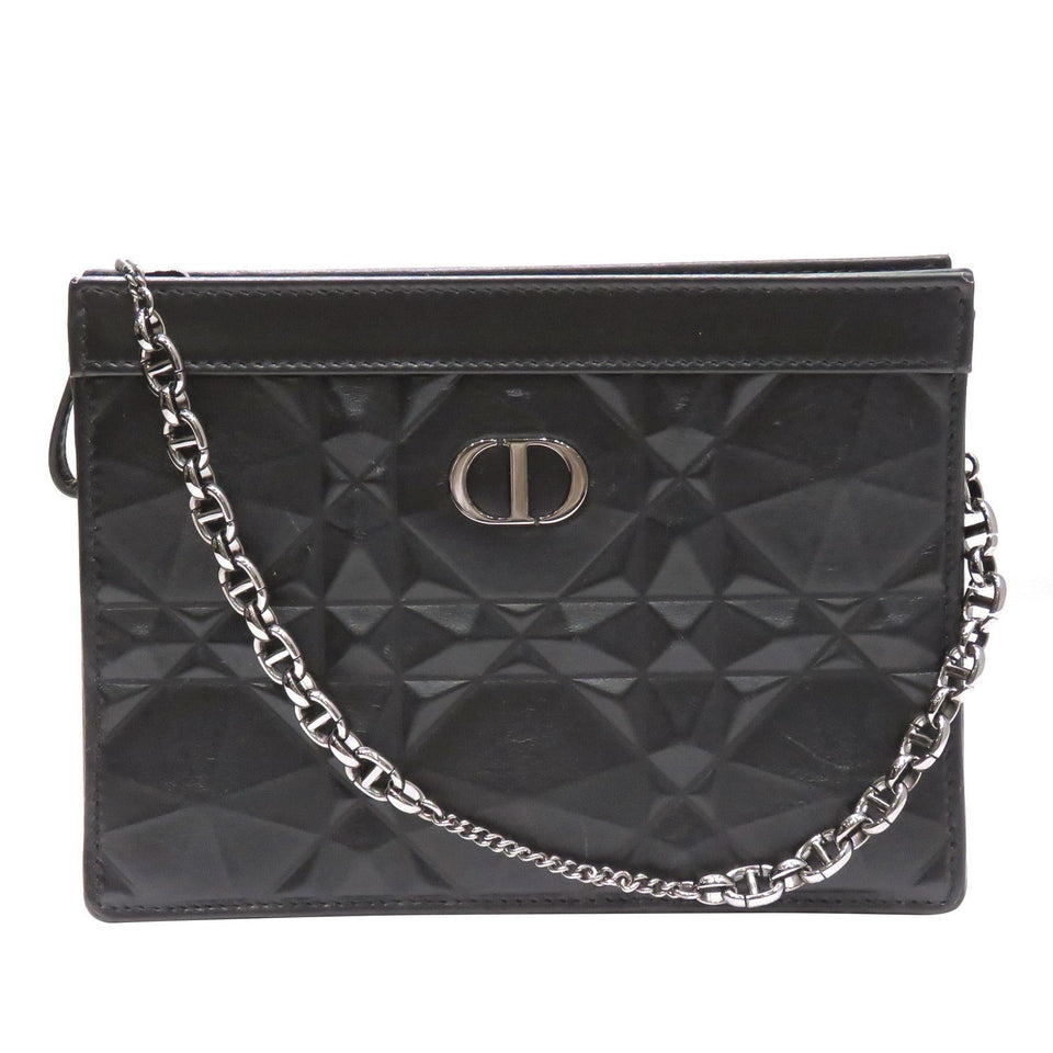 Dior Caro Zipped Pouch with Chain (SHG-vNjlJu)