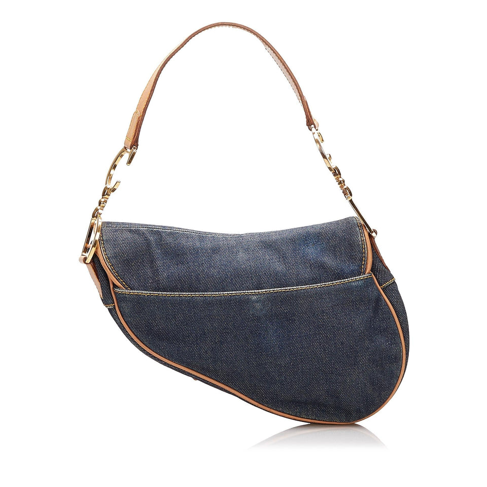 Dior Denim Saddle Bag (SHG-35475)