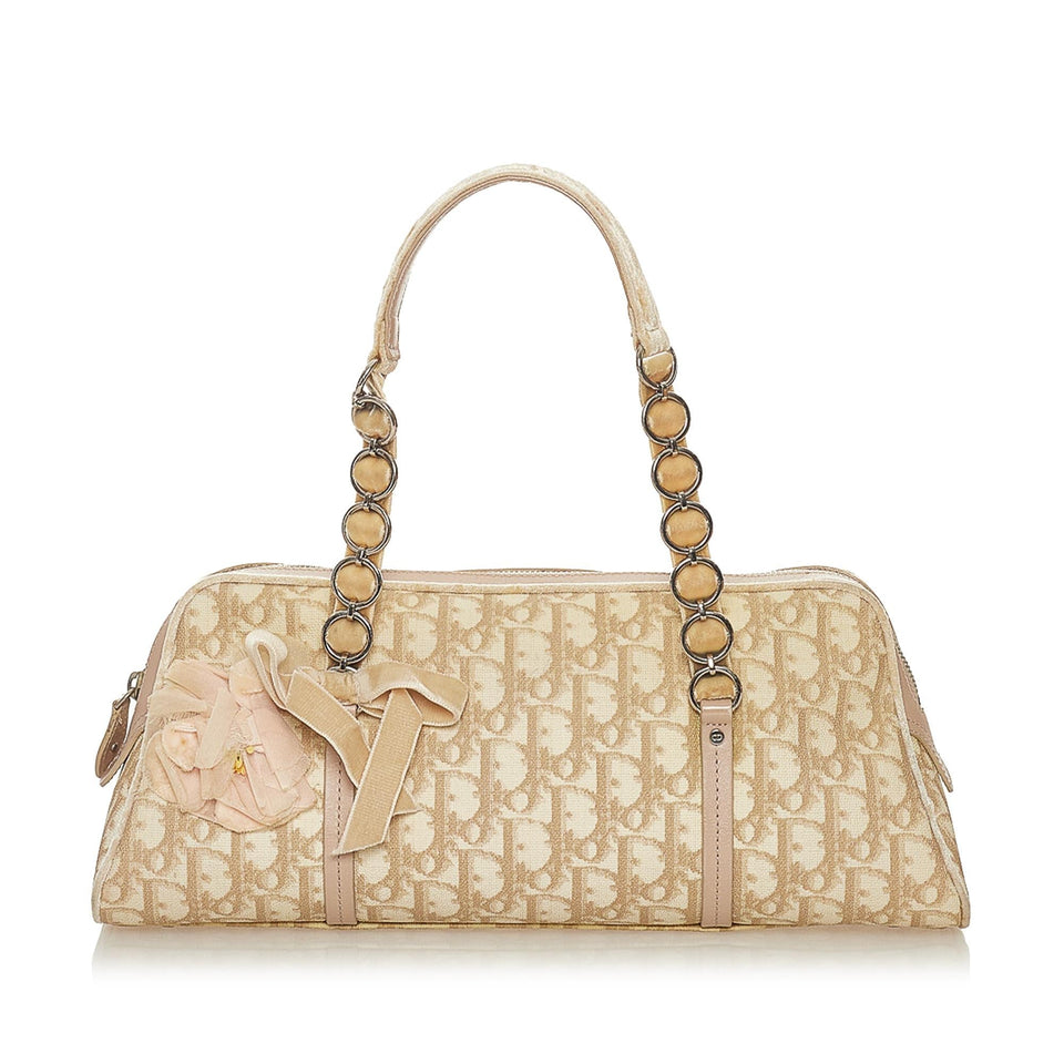 Dior Dior Oblique Romantique Canvas Handbag (SHG-27902)