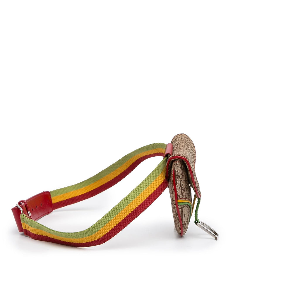 Dior Dior Oblique Saddle Rasta Belt Bag (SHG-MmiTQ4)