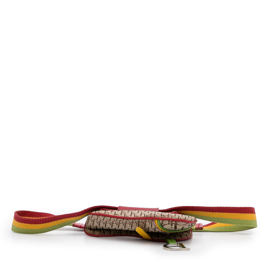 Dior Dior Oblique Saddle Rasta Belt Bag (SHG-MmiTQ4)