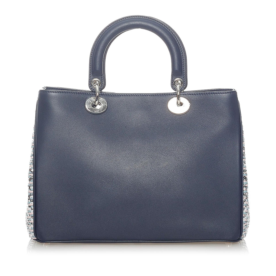 Dior Diorissimo Leather Satchel (SHG-34589)