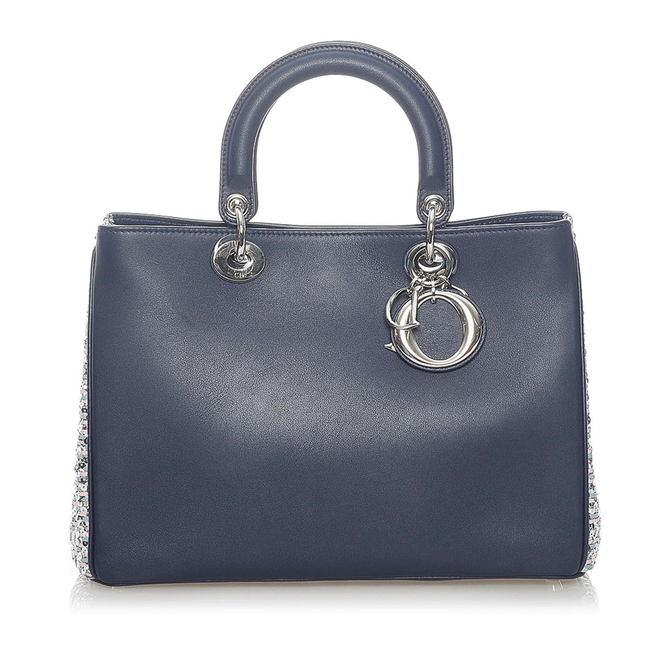 Dior Diorissimo Leather Satchel (SHG-34589)