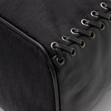 Dior Diorissimo Nylon Leather Ethnic Medium Hobo (SHF-BcJaYH)