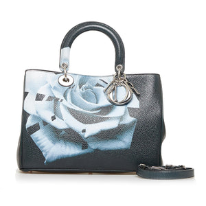 Dior Diorissimo Printed Leather Satchel (SHG-F6aI86)