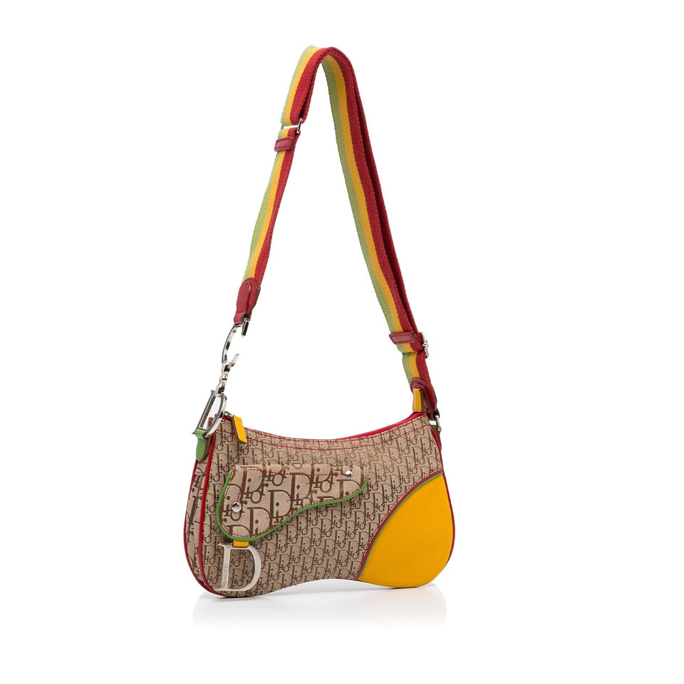 Dior Diorissimo Rasta Saddle Messenger (SHG-fGMsOg)