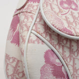 Dior Diorissimo Vintage Flowers Saddle Shoulder Bag (SHF-20424)