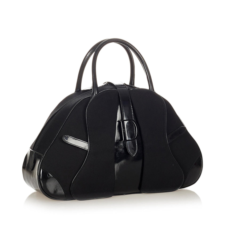 Dior Double Saddle Nylon Dome Bag (SHG-23599)