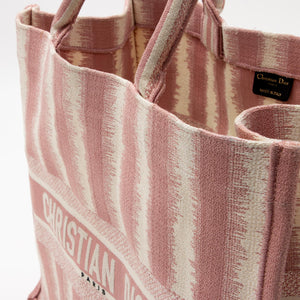 Dior Embroidered Striped Book Tote (SHF-22484)