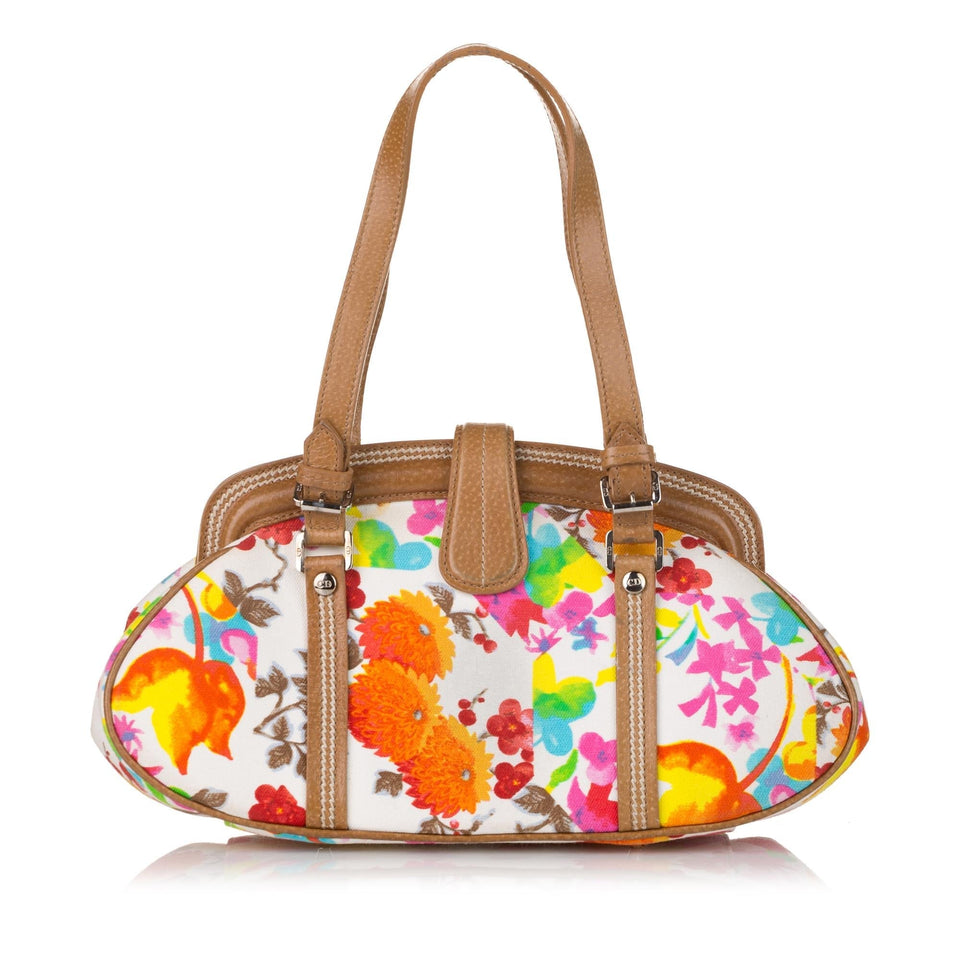 Dior Floral Detective Canvas Handbag (SHG-32315)