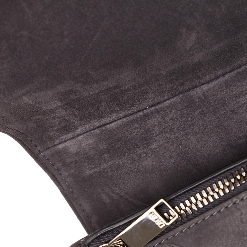 Dior Floral-Embossed Saddle Crossbody (SHG-o4t05I)