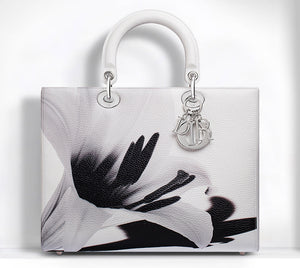 Dior Lady Dior Large Floral Bag
