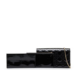 Dior Lady Dior Cannage Wallet On Chain (SHG-X40n0J)