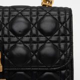 Dior Lambskin Bohemian Strap Addict Medium Flap Bag (SHF-BCiJ05)