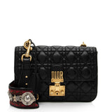 Dior Lambskin Bohemian Strap Addict Medium Flap Bag (SHF-BCiJ05)