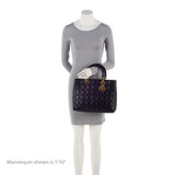 Dior Lambskin Lady Dior Large Tote (SHF-20974)