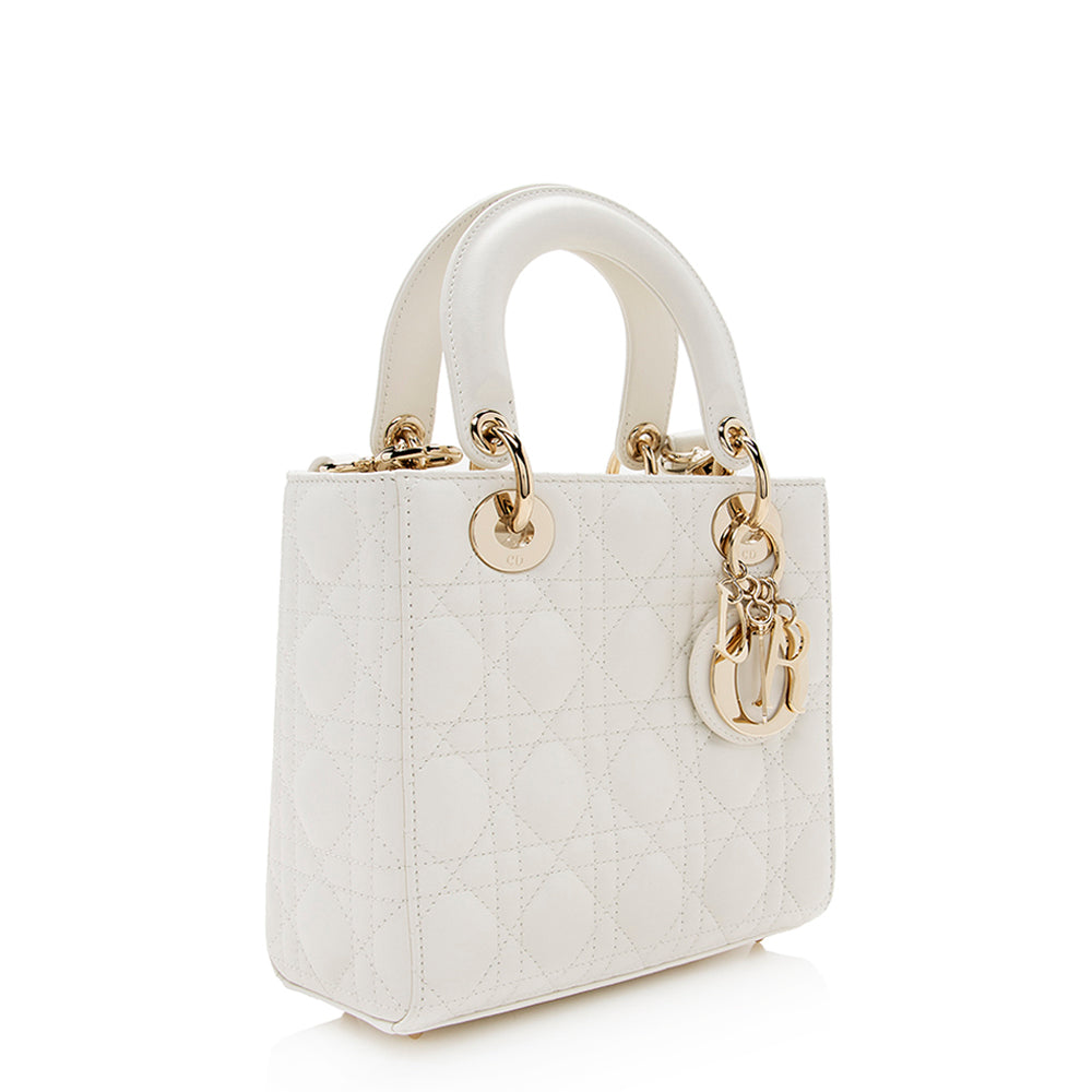 Dior Lambskin Cannage Lady Small Tote (SHF-19216)