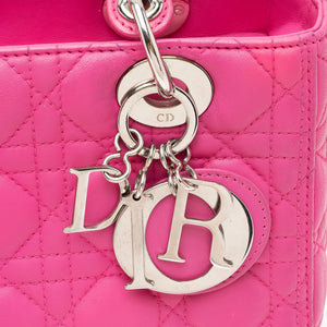 Dior Lambskin Lady Dior Medium Tote (SHF-uBEc2G)