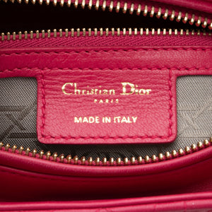 Dior Lambskin Lady Dior Medium Tote (SHF-kYzD71)