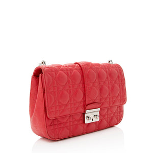 Dior Lambskin Miss Dior Medium Flap Bag - FINAL SALE (SHF-21858)