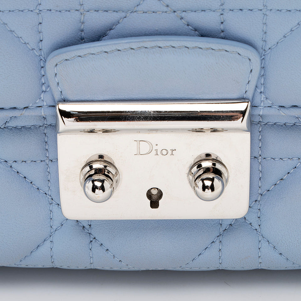 Dior Lambskin Miss Dior Promenade Shoulder Bag (SHF-19225)