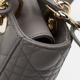 Dior Lambskin My ABCDior Small Lady Dior Tote (SHF-M3kW71)