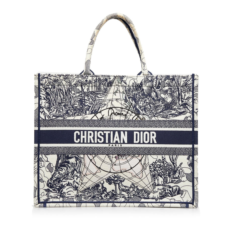 Dior Large Around The World Book Tote (SHG-kKGIUE)