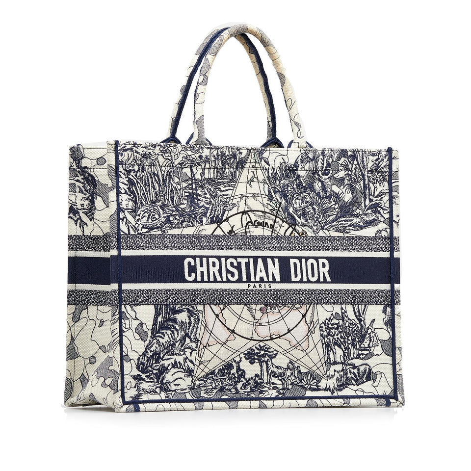 Dior Large Around The World Book Tote (SHG-kKGIUE)