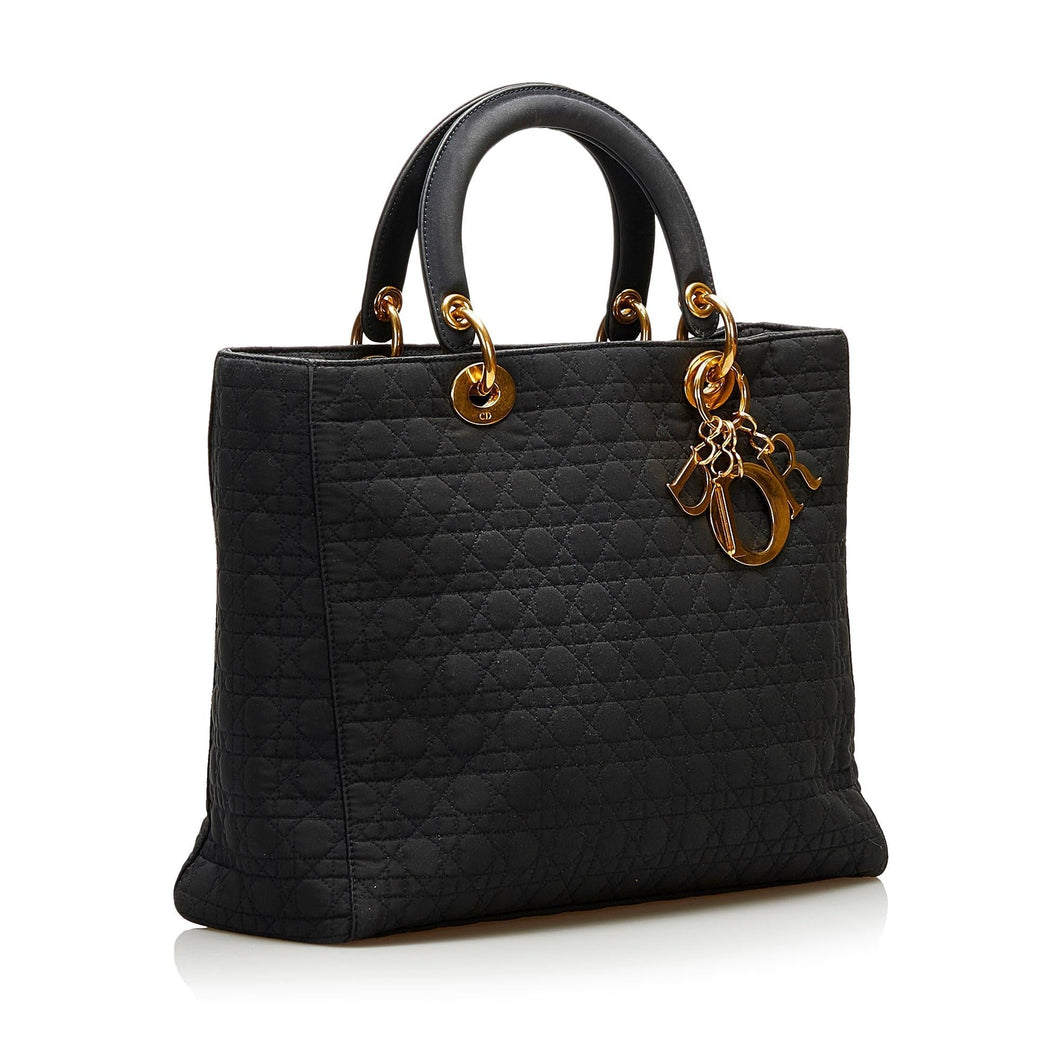 Dior Large Cannage Nylon Lady Dior (SHG-37932)