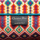 Dior Large Multicolor Embroidered Book Tote (SHG-GboZYw)