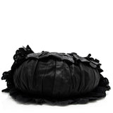 Dior Leather Gypsy Ruffles Large Hobo (SHF-19853)