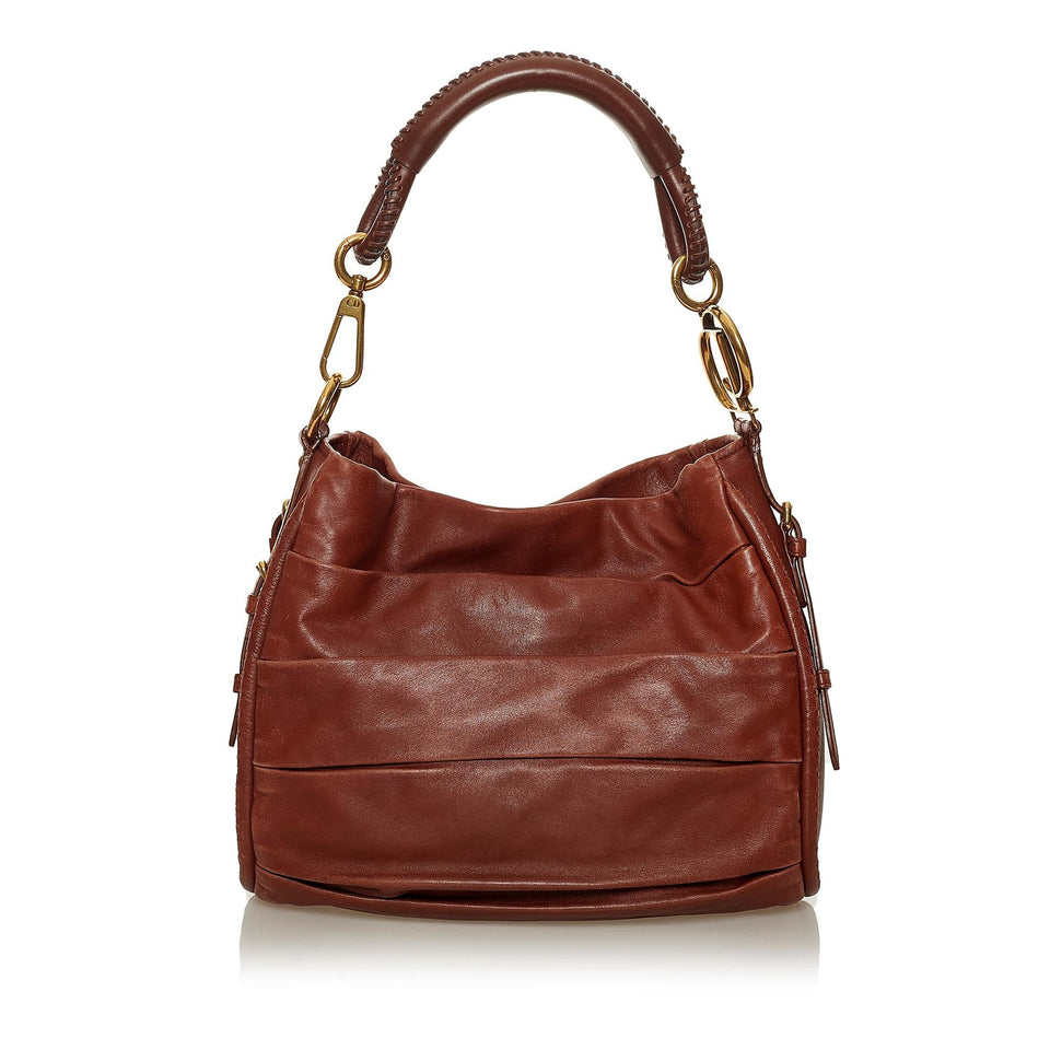 Dior Leather Lambskin Libertine Hobo (SHG-28523)