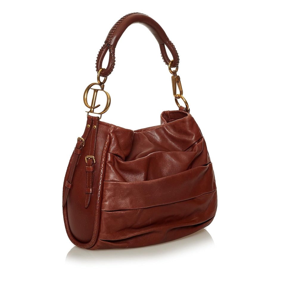 Dior Leather Lambskin Libertine Hobo (SHG-28523)