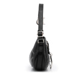 Dior Leather Logo Charm Shoulder Bag (SHG-fMfLrB)