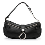 Dior Leather Logo Charm Shoulder Bag (SHG-fMfLrB)