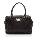 Dior Leather St. Germain Medium Satchel (SHF-bB8GDj)